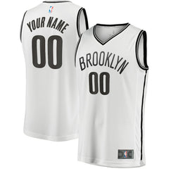 Brooklyn Nets Youth Fast Break Replica Custom Jersey - Association Edition - White | Fanatics online