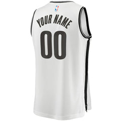 Brooklyn Nets Youth Fast Break Replica Custom Jersey - Association Edition - White | Fanatics online