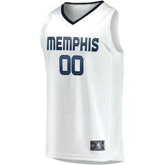 Memphis Grizzlies Youth Fast Break Replica Custom Jersey - Association Edition - White | Fanatics online