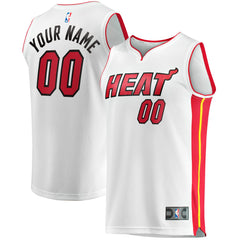 Miami Heat Youth Fast Break Custom Replica Jersey - White - Association Edition | Fanatics outlet