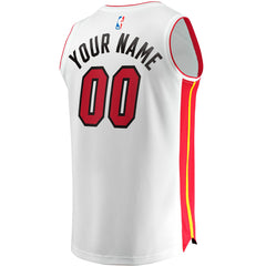 Miami Heat Youth Fast Break Custom Replica Jersey - White - Association Edition | Fanatics outlet