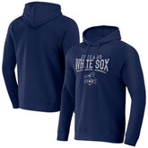 Chicago White Sox Darius Rucker Collection Waffle-Knit Raglan Pullover Hoodie - Navy