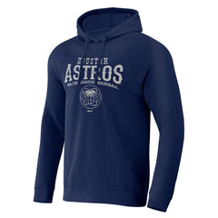 Houston Astros Darius Rucker Collection Waffle-Knit Raglan Pullover Hoodie - Navy