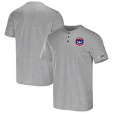 Chicago Cubs Darius Rucker Collection Henley T-Shirt - Heather Gray