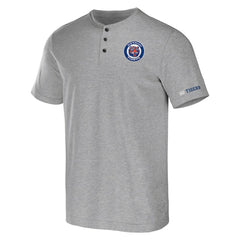Detroit Tigers Darius Rucker Collection Henley T-Shirt - Heather Gray
