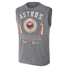 Houston Astros Darius Rucker Collection Relaxed-Fit Muscle Tank Top - Charcoal