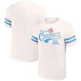 St. Louis Cardinals Darius Rucker Collection Yarn Dye Vintage T-Shirt - Cream