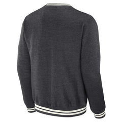 Atlanta Braves Darius Rucker Collection Vintage Pullover Sweatshirt - Heather Charcoal