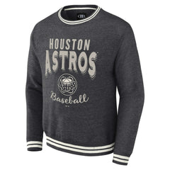Houston Astros Darius Rucker Collection Vintage Pullover Sweatshirt - Heather Charcoal