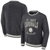 St. Louis Cardinals Darius Rucker Collection Vintage Pullover Sweatshirt - Heather Charcoal