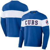 Chicago Cubs Darius Rucker Collection Stripe Pullover Sweatshirt - Royal