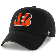 Cincinnati Bengals '47 Brand Cleanup Adjustable Hat - Black discount