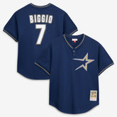 Craig Biggio Houston Astros Authentic Batting Practice Jersey - Navy | Mitchell & Ness