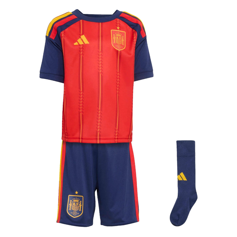 2026 Spain Kid's Home Mini Kit Vivid Red