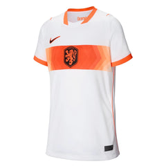 2026-27 Netherlands Youth Stadium Away Soccer Jersey White/Hyper Crimson/Black