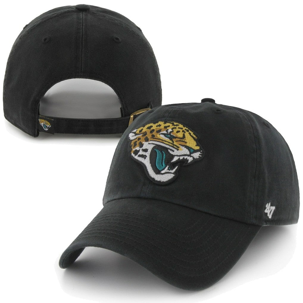 '47 Brand Jacksonville Jaguars New Logo Clean-Up Adjustable Slouch Hat - Black discount