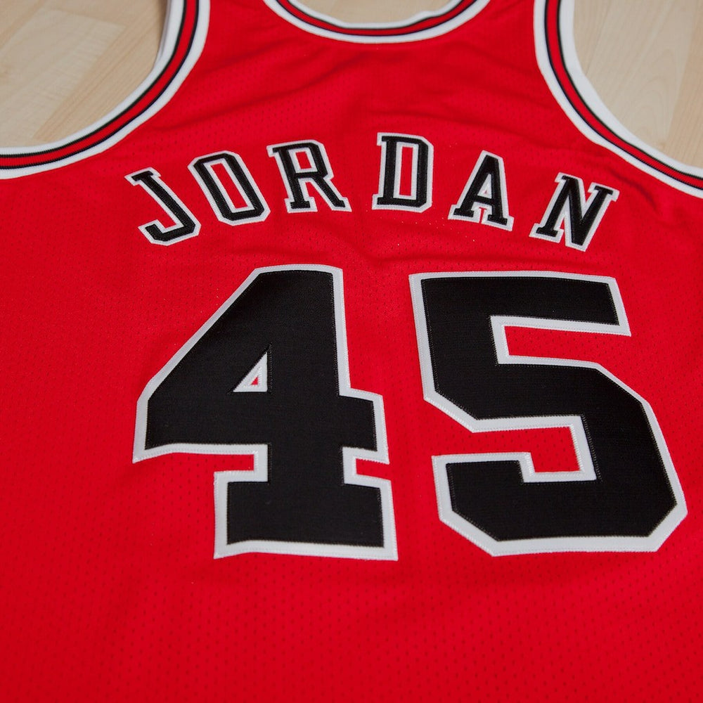 Chicago Bulls Michael Jordan 1994-95 Road 45 Authentic Jersey sale - Red sale - Mens | Mitchell & Ness cheap