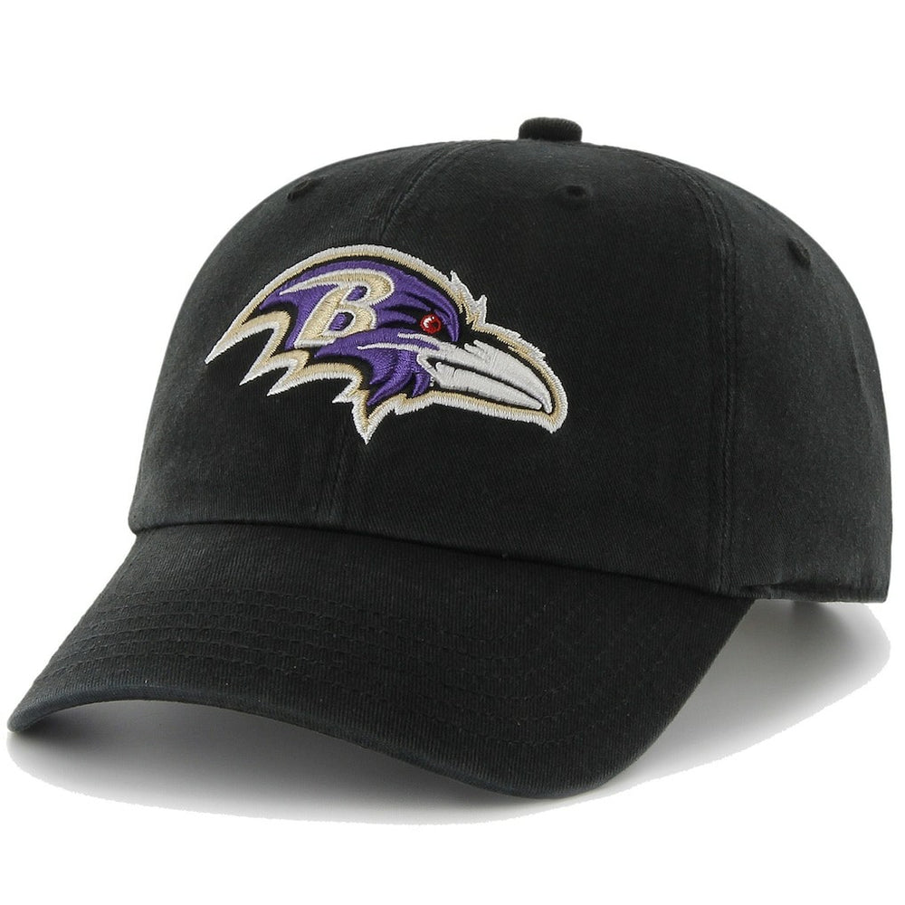 '47 Brand Baltimore Ravens Clean Up Adjustable Hat - Black on sale
