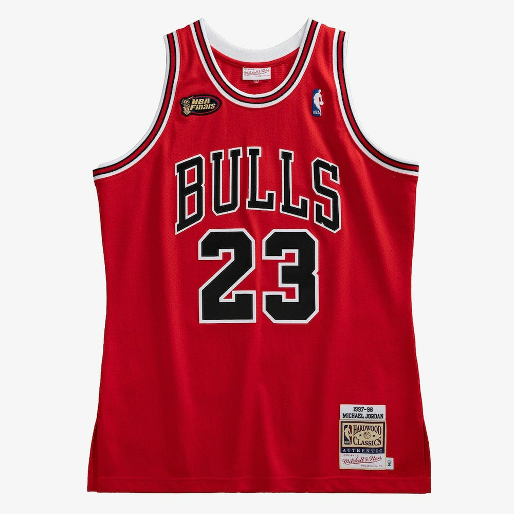 Chicago Bulls Authentic Jersey Road Finals Michael Jordan 1997-98 | Mitchell & Ness on sale