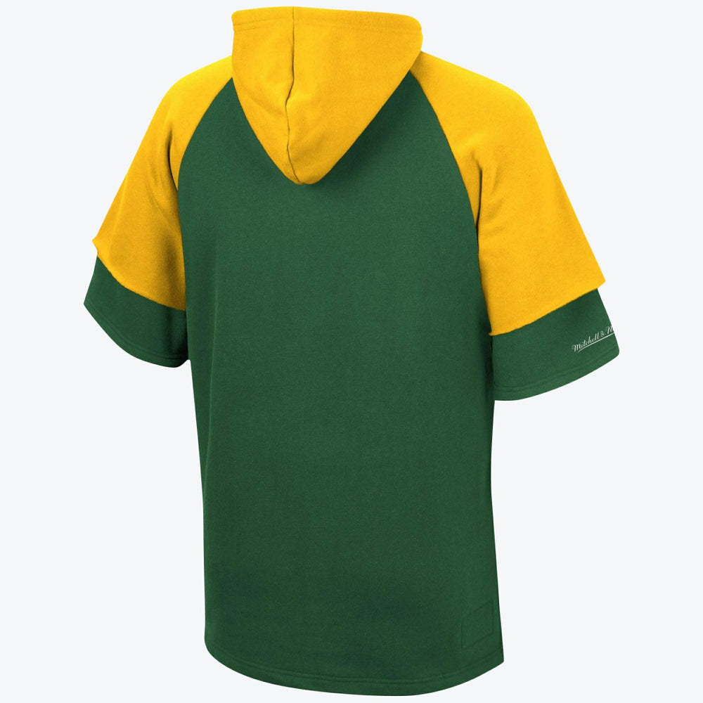 Green Bay Packers Short Sleeve Fleece Hoodie outlet