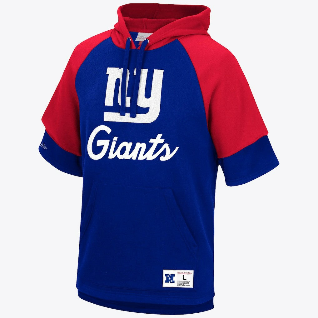 New York Giants Short Sleeve Fleece Hoodie online