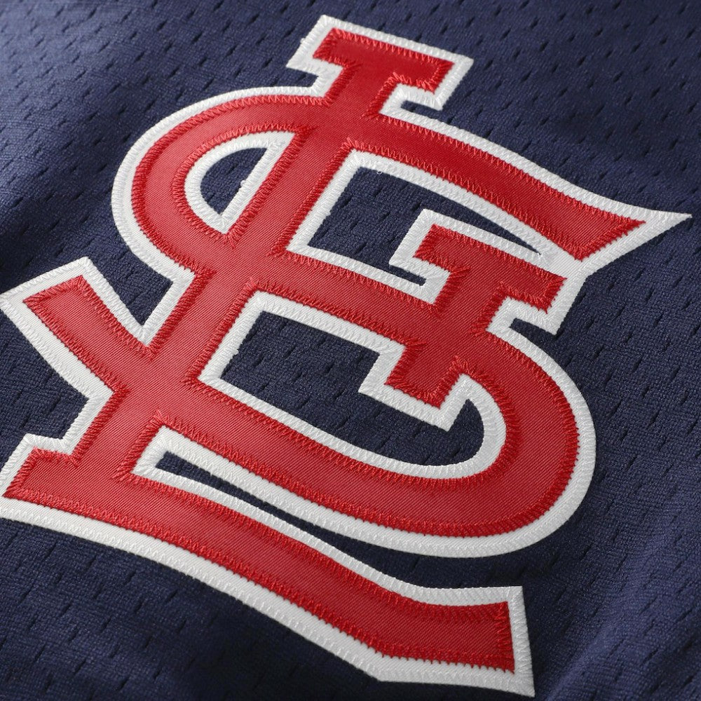 Ozzie Smith St. Louis Cardinals Authentic Batting Practice Jersey - Navy | Mitchell & Ness