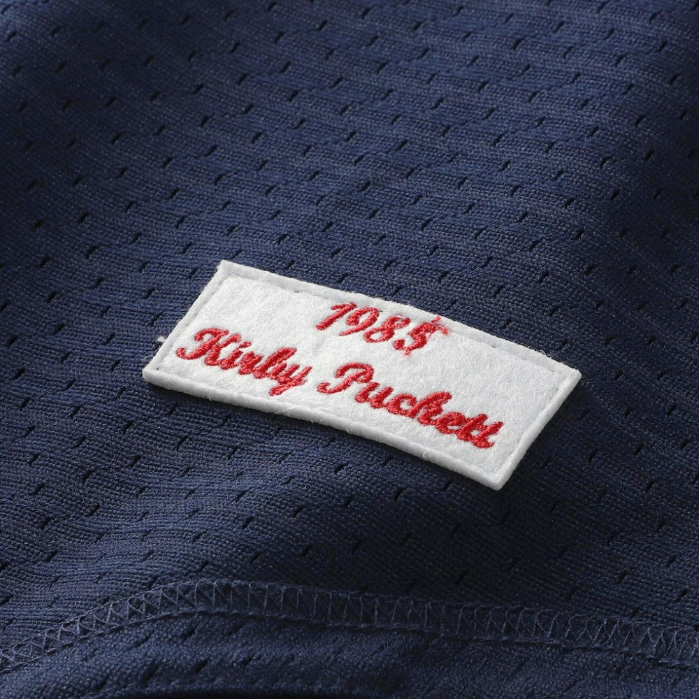 Kirby Puckett Minnesota Twins Authentic Batting Practice Jersey - Navy | Mitchell & Ness
