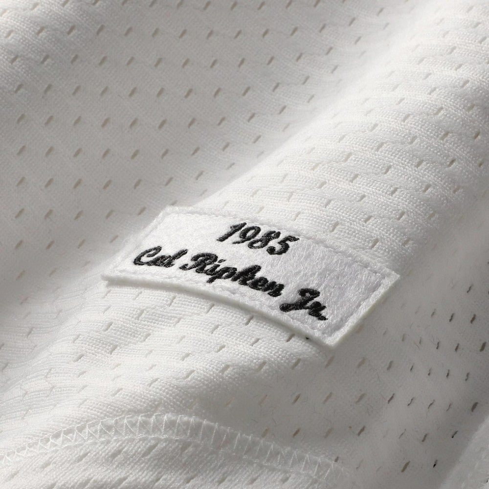 Cal Ripken Jr. Baltimore Orioles Authentic Batting Practice Jersey - White | Mitchell & Ness