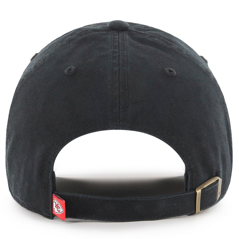 '47 Brand Kansas City Chiefs New Clean Up Adjustable Hat - Black on sale