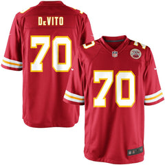Youth Kansas City Chiefs Mike DeVito Team Color Game Jersey | Nike discount