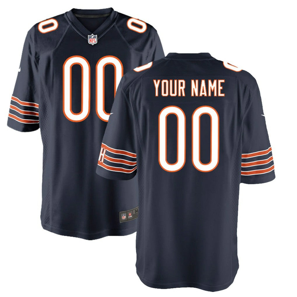 Chicago Bears Youth Custom Game Jersey - Navy | Nike cheap