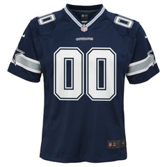 Dallas Cowboys Youth Custom Game Jersey - Navy | Nike for sale