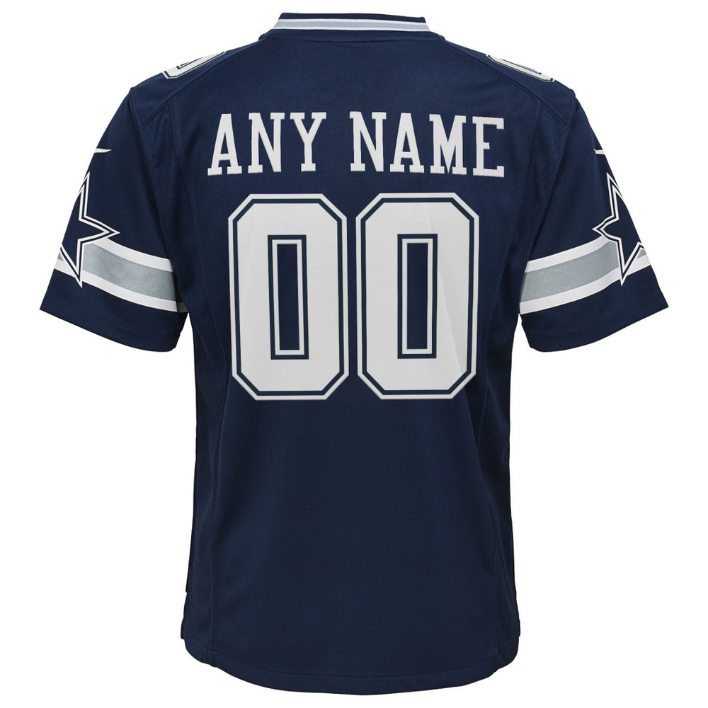 Dallas Cowboys Youth Custom Game Jersey - Navy | Nike for sale
