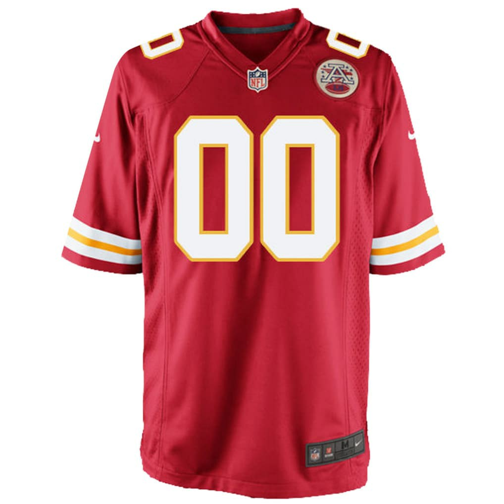 Kansas City Chiefs Youth Custom Game Jersey - Red | Nike for sale