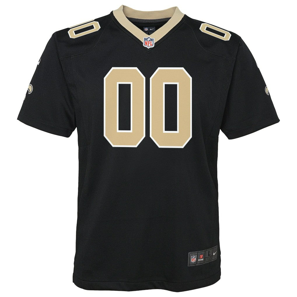 New Orleans Saints Youth Custom Game Jersey - Black | Nike discount