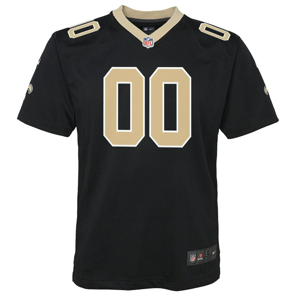 New Orleans Saints Youth Custom Game Jersey - Black | Nike discount