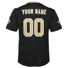 New Orleans Saints Youth Custom Game Jersey - Black | Nike discount