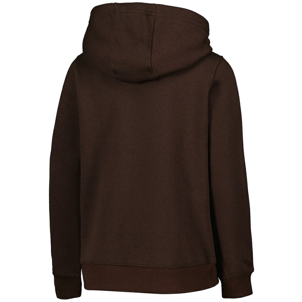 Cleveland Browns Youth Team Logo Pullover Hoodie - Brown sale