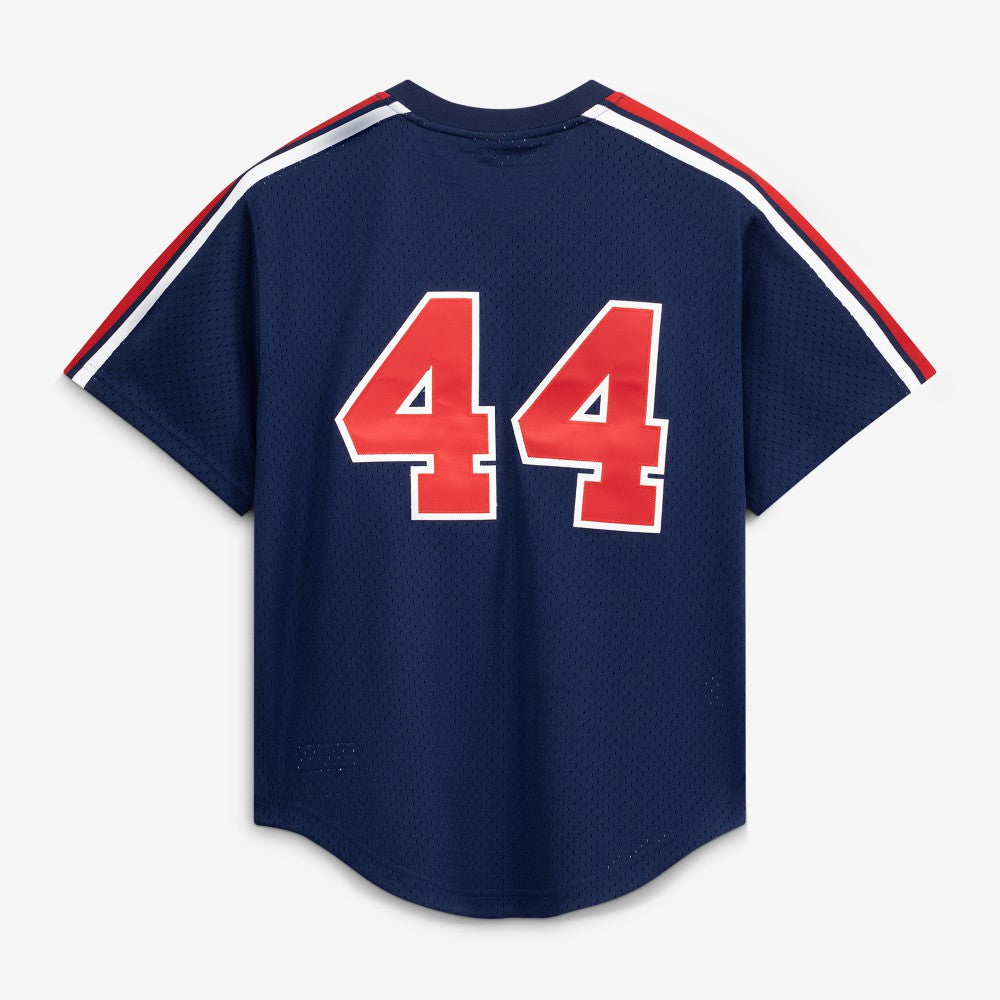 Reggie Jackson California Angels Authentic Batting Practice Jersey - Navy | Mitchell & Ness