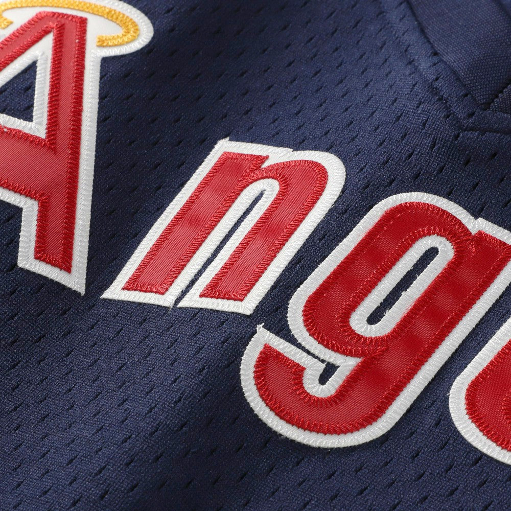 Reggie Jackson California Angels Authentic Batting Practice Jersey - Navy | Mitchell & Ness