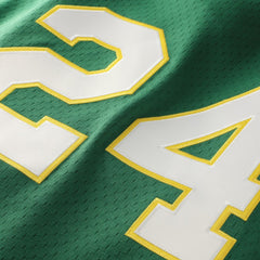Rickey Henderson Athletics Authentic Batting Practice Jersey - Green | Mitchell & Ness