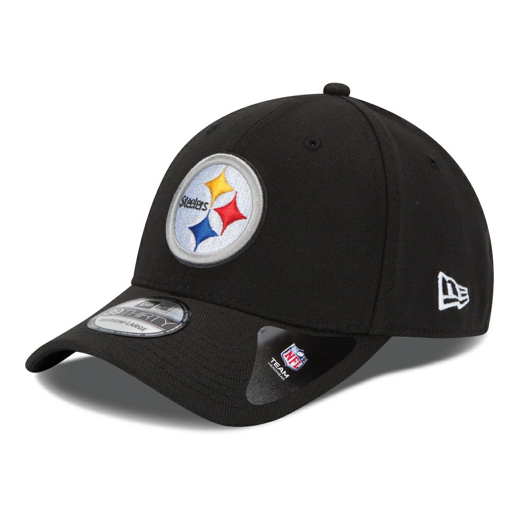 Pittsburgh Steelers New Era 39THIRTY Team Classic Flex Hat - Black for sale