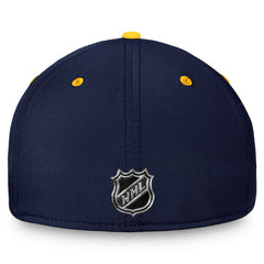 St. Louis Blues Fanatics Authentic Pro Rink Two-Tone Flex Hat – Navy/Gold