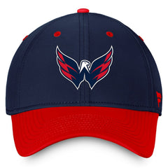 Washington Capitals Fanatics Authentic Pro Rink Two-Tone Flex Hat – Navy/Red