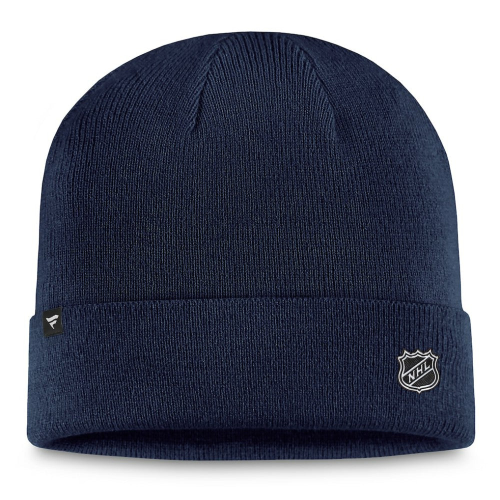 St. Louis Blues Fanatics Authentic Pro Cuffed Knit Hat – Navy