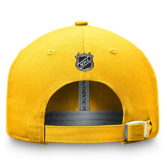 Nashville Predators Fanatics Authentic Pro Prime Adjustable Hat – Gold