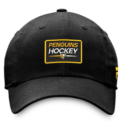 Pittsburgh Penguins Fanatics Authentic Pro Prime Adjustable Hat – Black