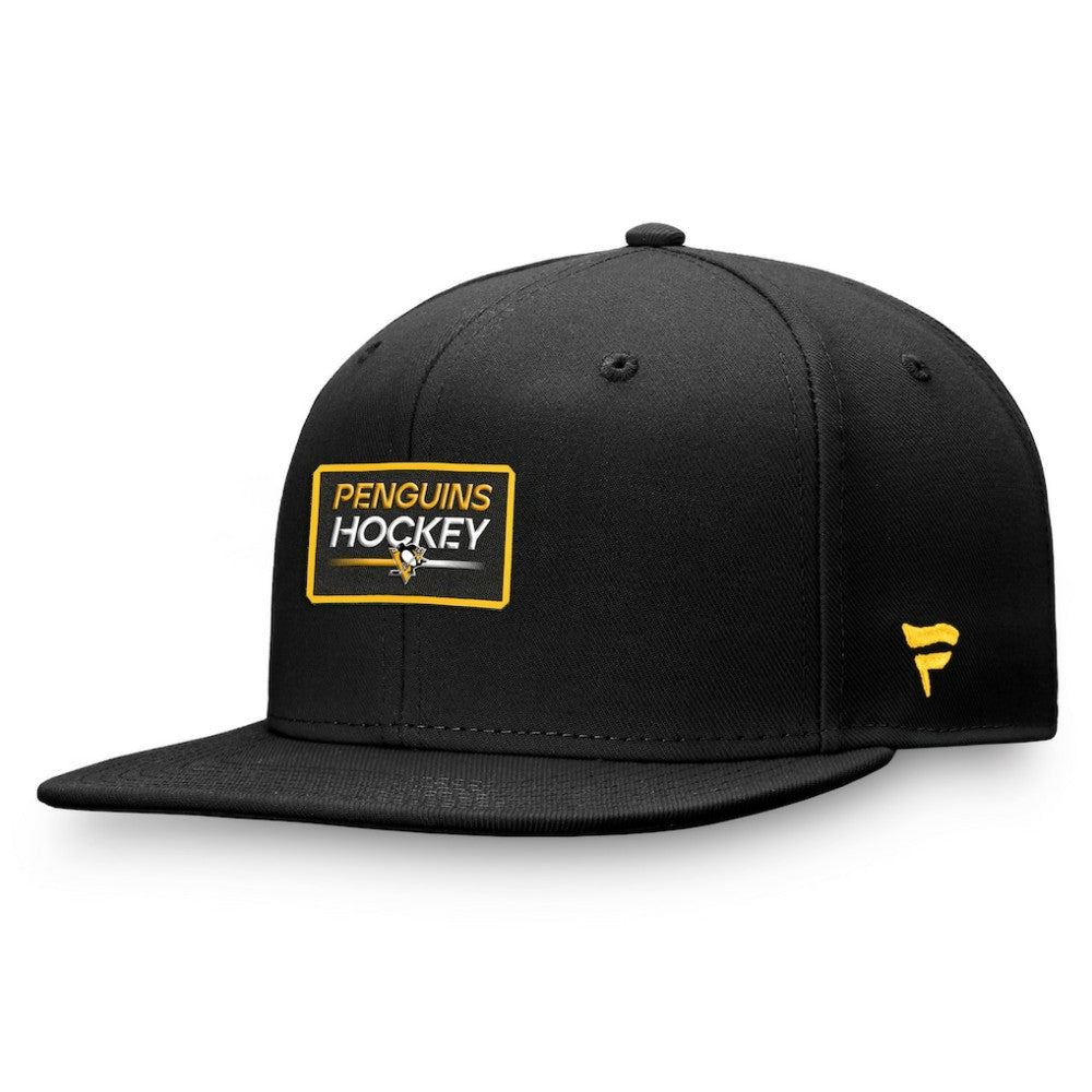 Pittsburgh Penguins Fanatics Authentic Pro Prime Snapback Hat – Black
