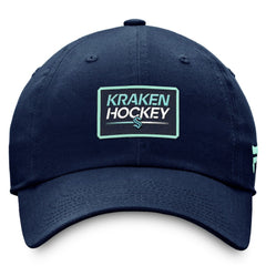 Seattle Kraken Fanatics Authentic Pro Prime Adjustable Hat – Deep Sea Blue