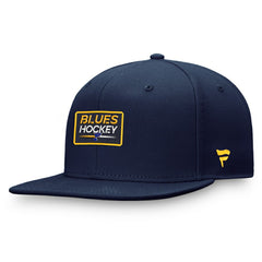 St. Louis Blues Fanatics Authentic Pro Prime Snapback Hat – Navy